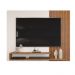 Painel para TV com Frisos Kenay Freijo Off White