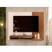 Painel para TV com Frisos Kenay Freijo Off White