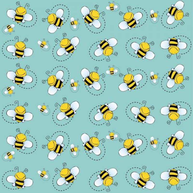 Papel de Parede Infantil Abelhas