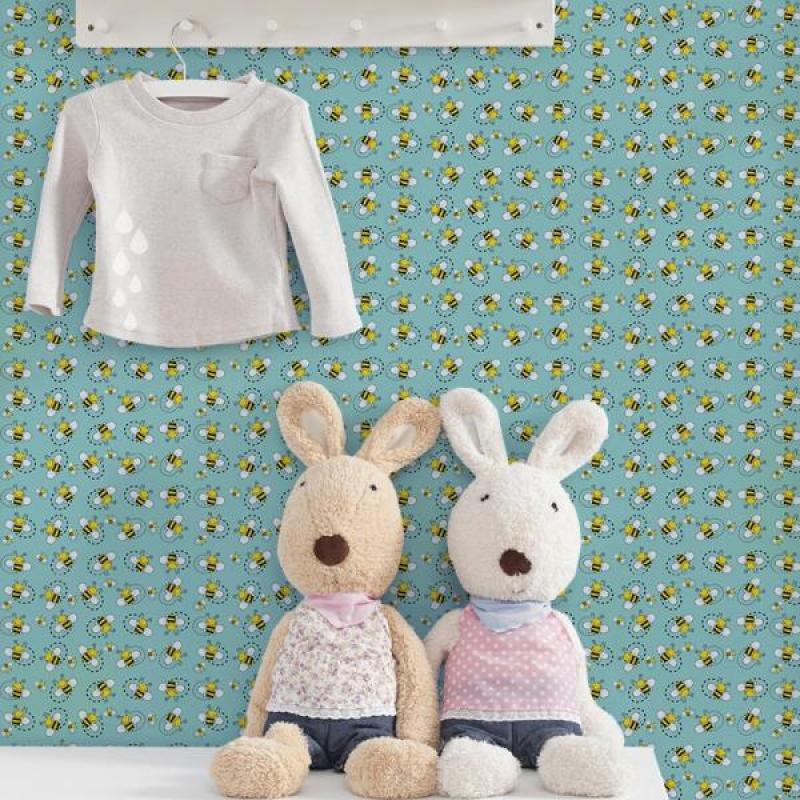Papel de Parede Infantil Abelhas