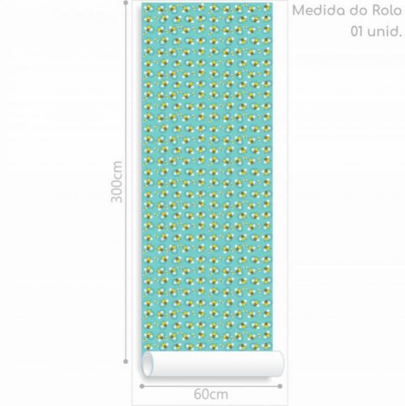 Papel de Parede Infantil Abelhas