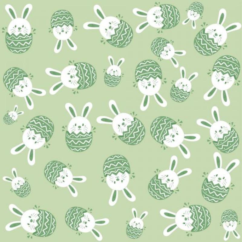 Papel de Parede Infantil Coelinhos Páscoa