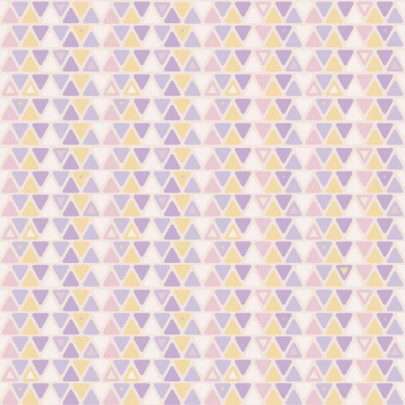 Papel de Parede Infantil Geometrico Menina