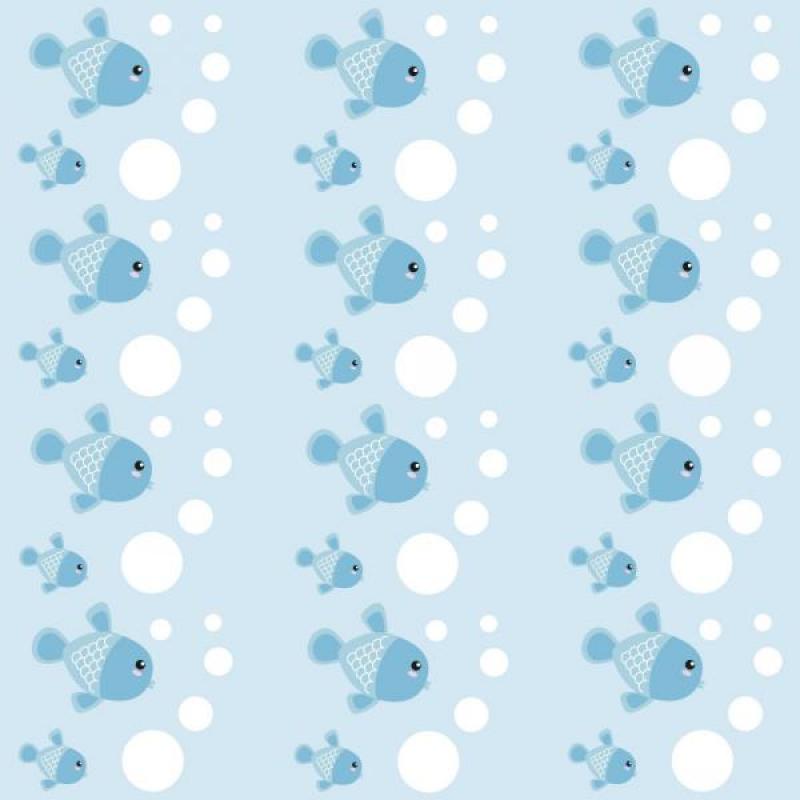Papel de Parede Infantil Peixes