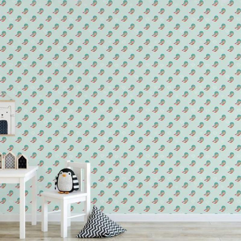 Papel de Parede Infantil Sereia Menina