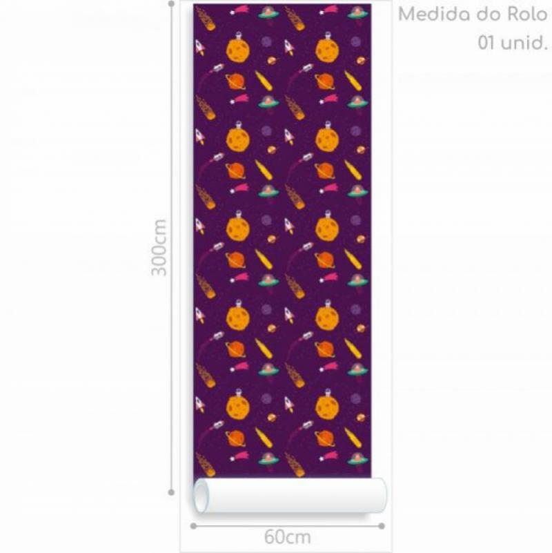 Papel de Parede Infantil Universo