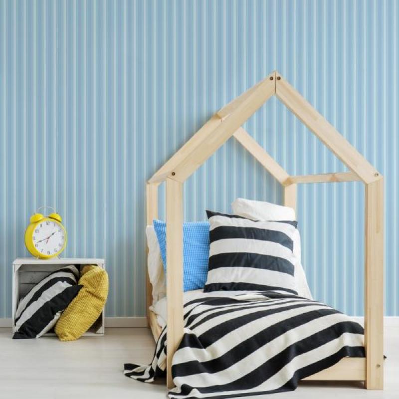 Papel de Parede Infantil listrados Menino