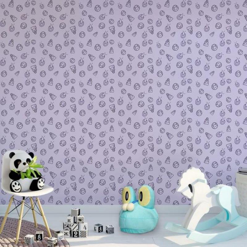Papel de Parede Kids Baby Rosa
