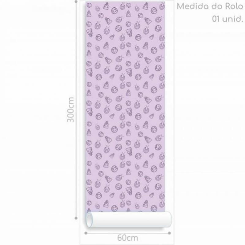 Papel de Parede Kids Baby Rosa