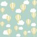 Papel de Parede Kids Balões Amarelo