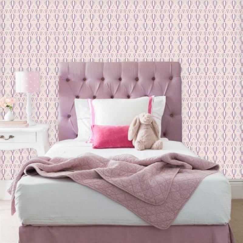 Papel de Parede Kids Balões Rosa