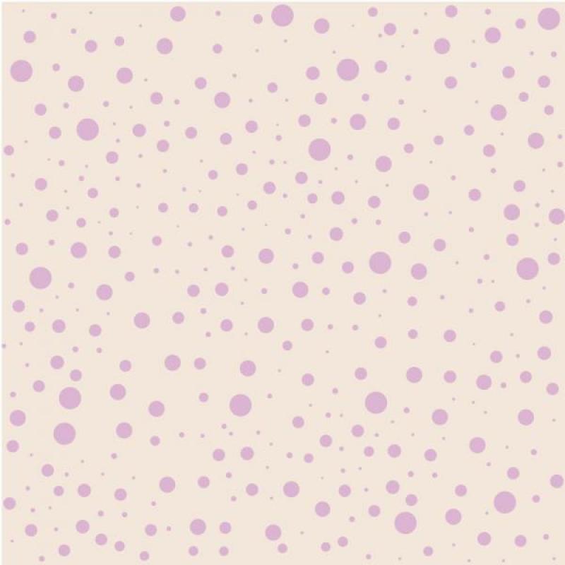 Papel de Parede Kids Bolinhas Lilás
