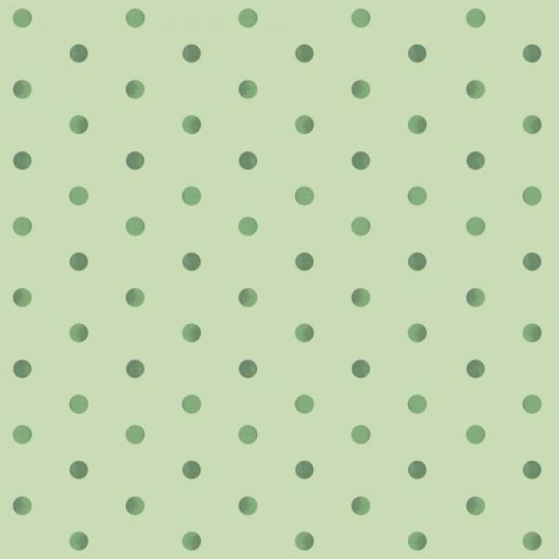 Papel de Parede Kids Bolinhas Verde Degradê