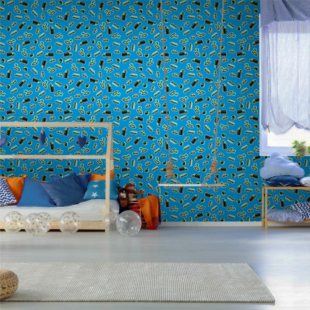 Papel de Parede Kids Brinquedos Menino
