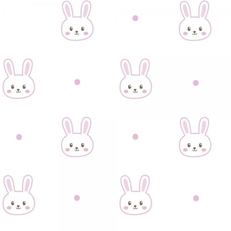 Papel de Parede Kids Coelinhos