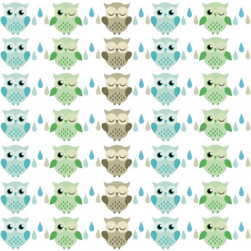 Papel de Parede Kids Corujas