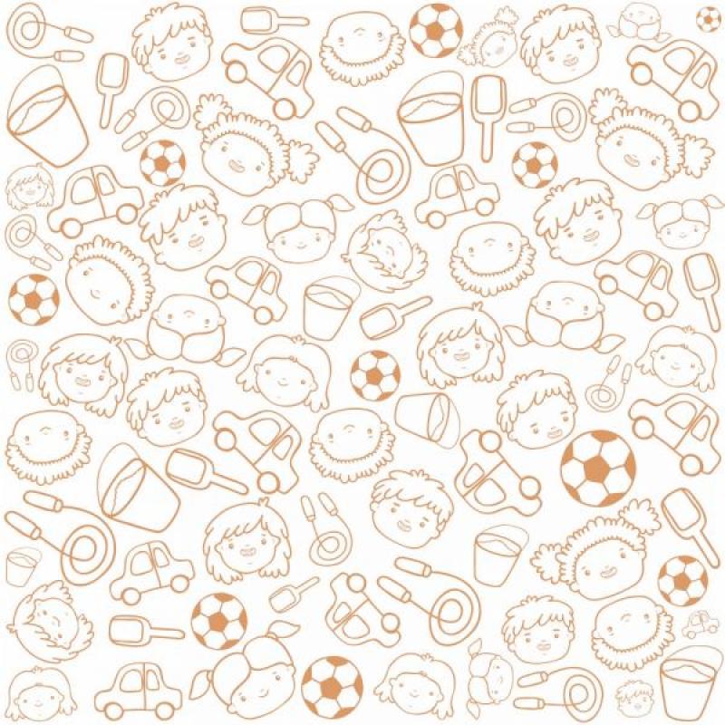 Papel de Parede Kids Crianças e Brinquedos