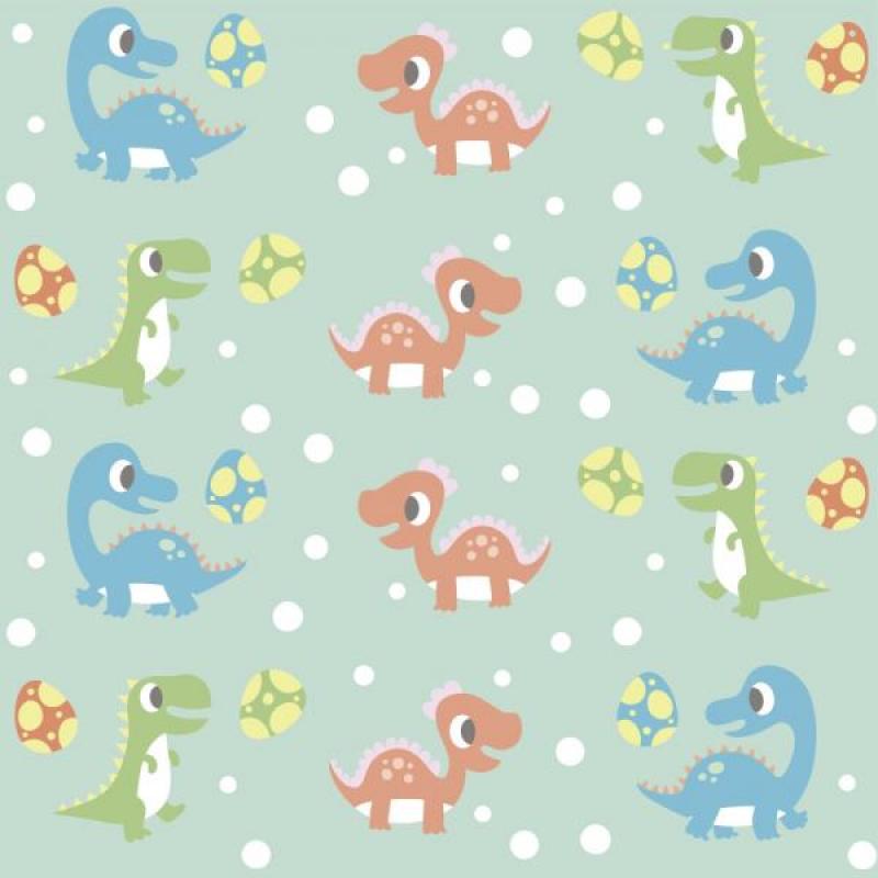 Papel de Parede Kids Dinossauros Baby
