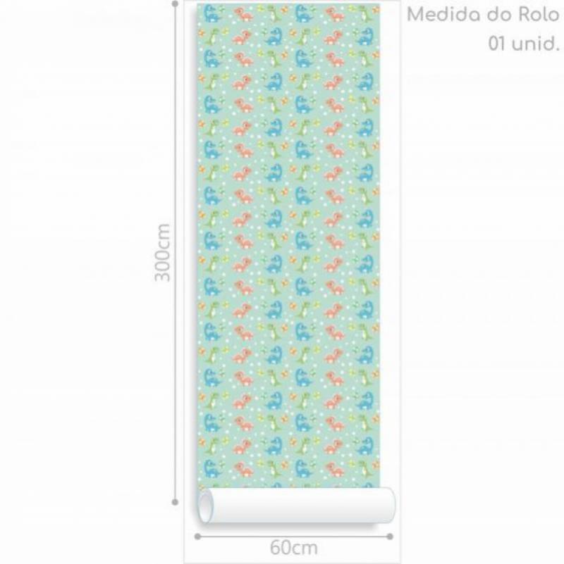 Papel de Parede Kids Dinossauros Baby
