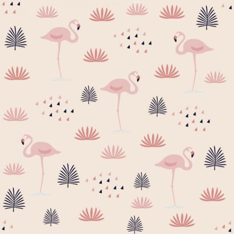 Papel de Parede Kids Flamingo