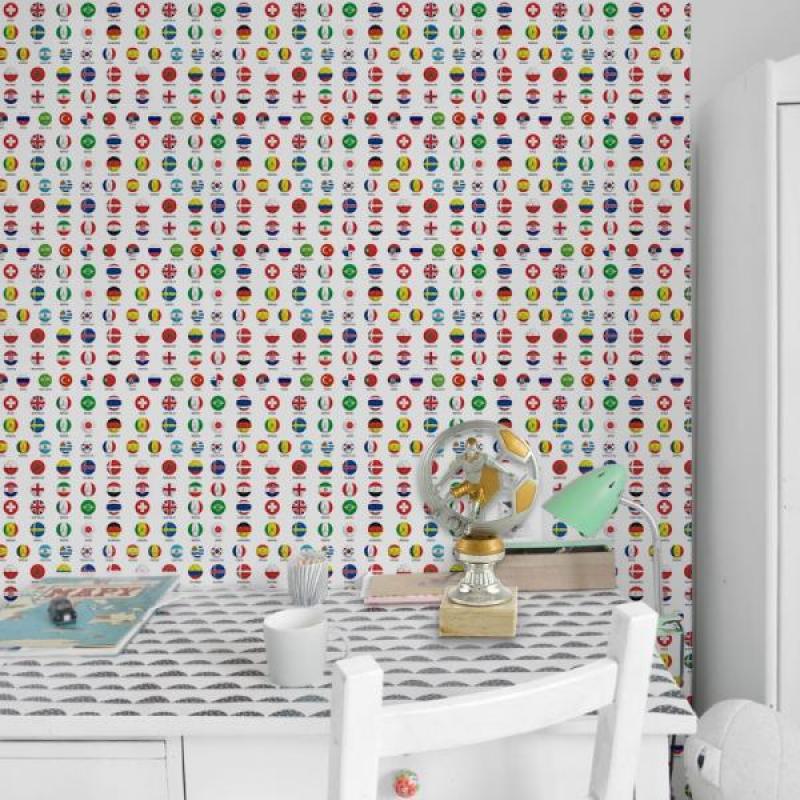 Papel de Parede Kids Futebol Seleções Copa