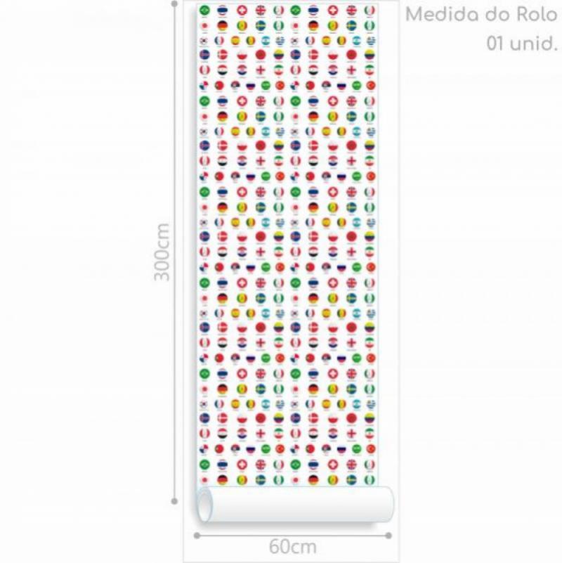 Papel de Parede Kids Futebol Seleções Copa
