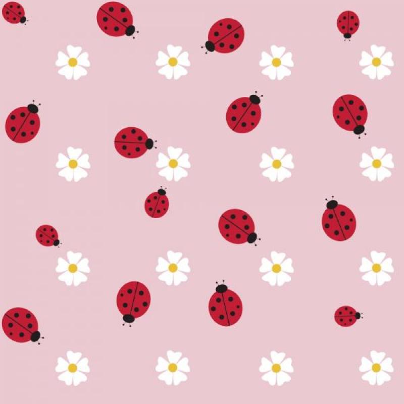 Papel de Parede Kids Joaninha