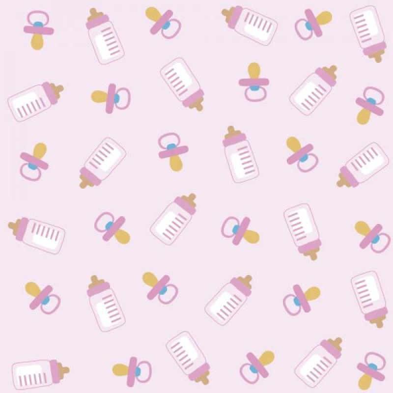 Papel de Parede Kids Mamadeira