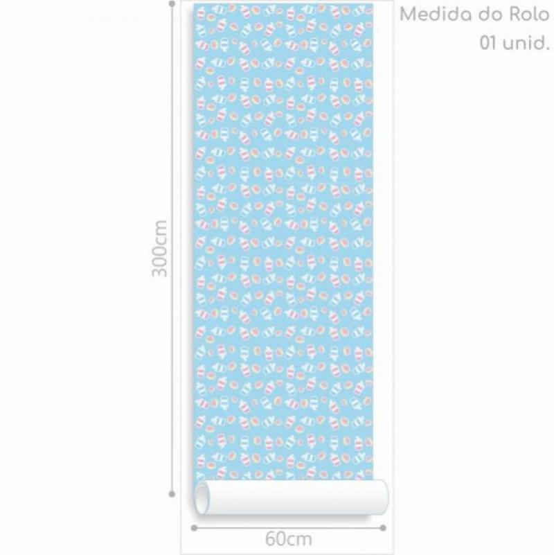 Papel de Parede Kids Milk Shake e Donuts