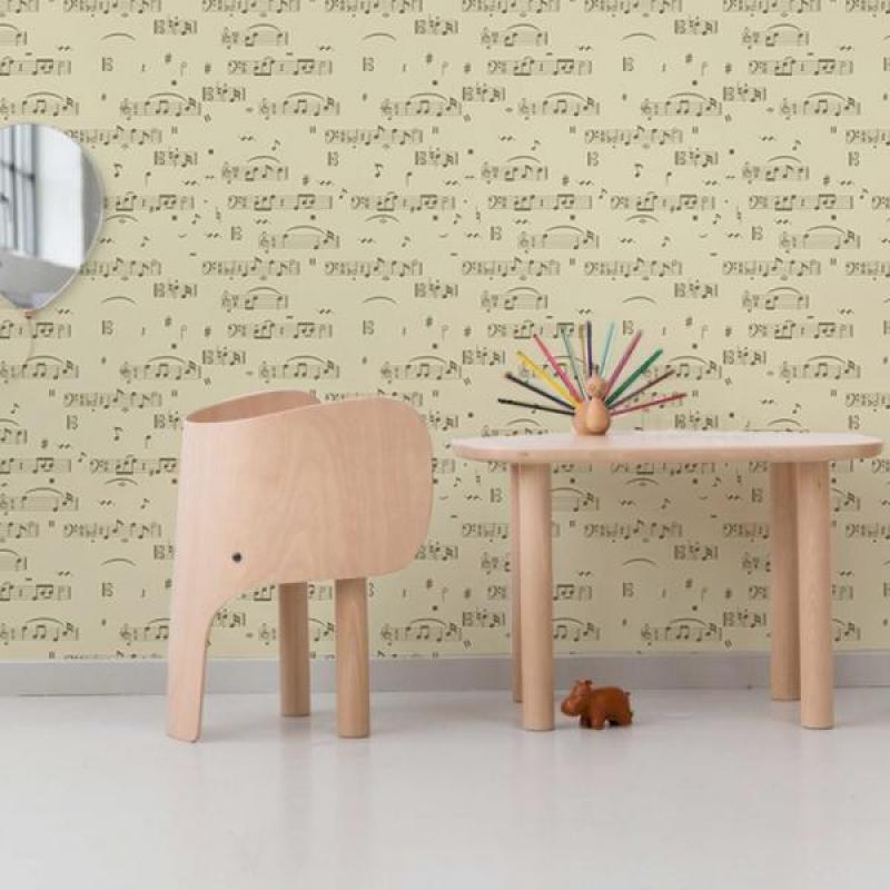 Papel de Parede Kids Notas Musicais