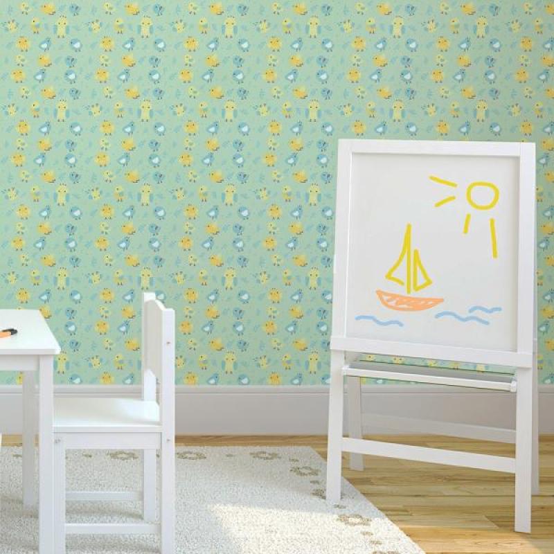 Papel de Parede Kids Passarinhos