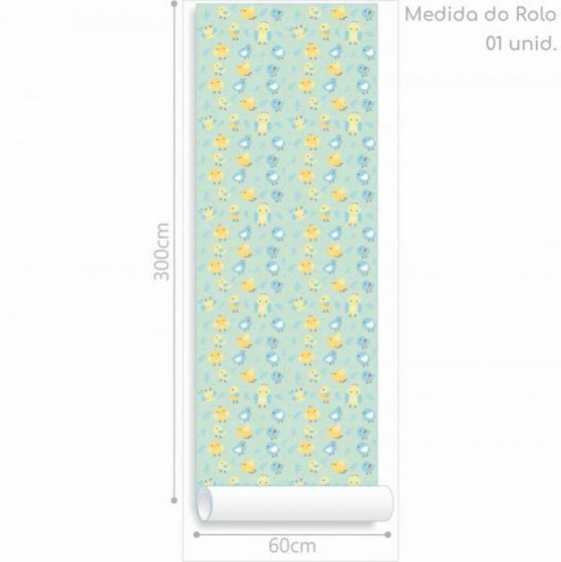 Papel de Parede Kids Passarinhos