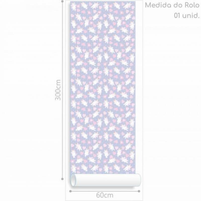 Papel de Parede Kids Unicórnio Baby