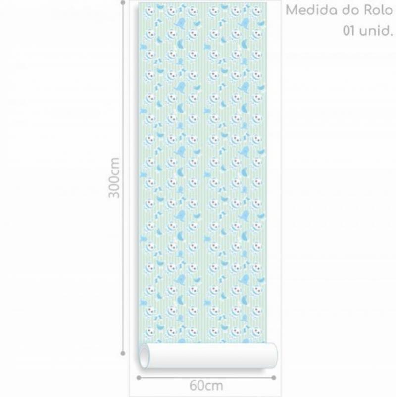 Papel de Parede Kids Ursinho Menino