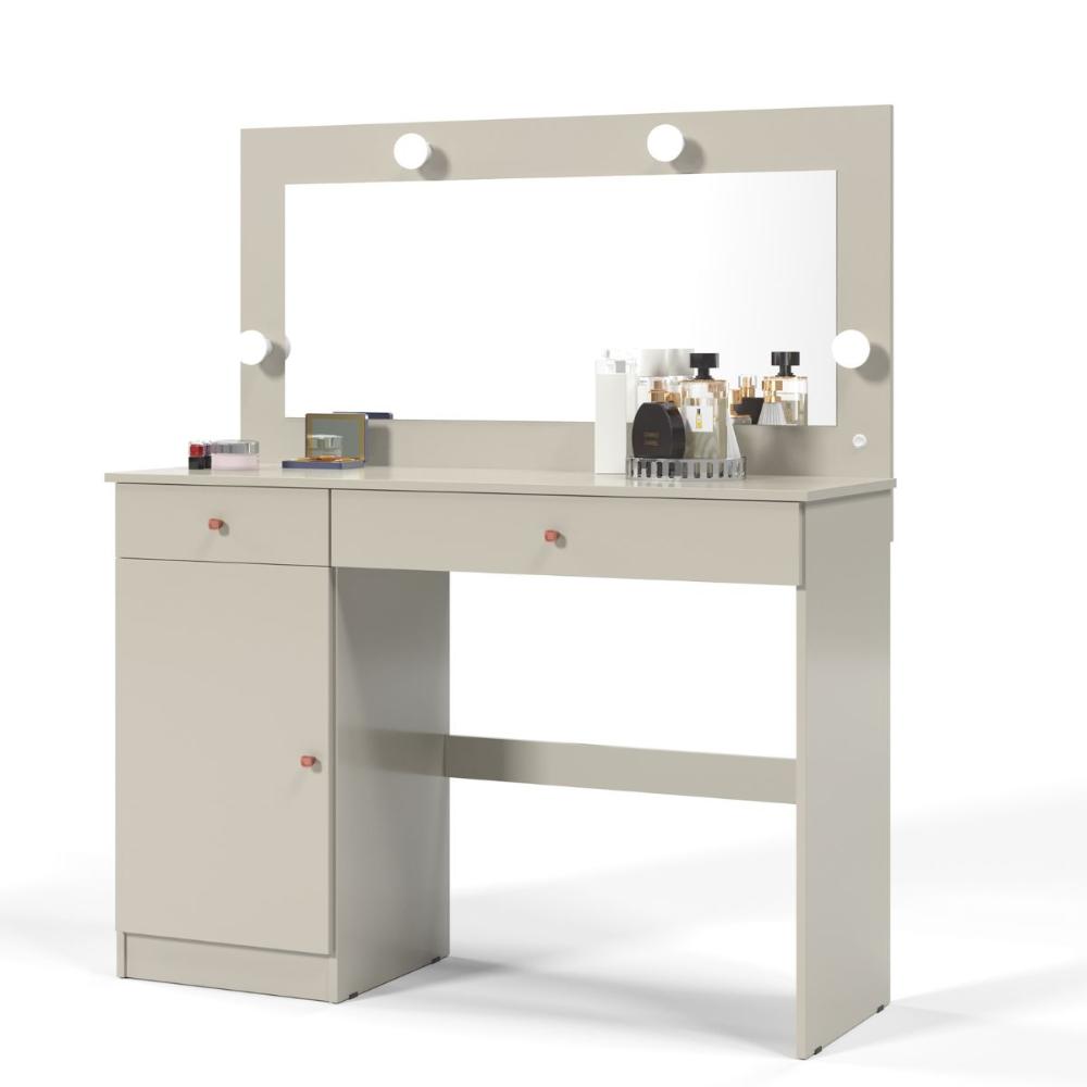 Penteadeira Camarim 2 Gavetas 1 Porta Lara Off White