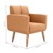 Poltrona Decorativa Itaqui Boucle Mostarda 