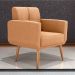 Poltrona Decorativa Itaqui Boucle Mostarda 