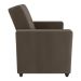 Poltrona Decorativa Jake Veludo Maserati Marrom