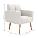 Poltrona Decorativa Juan Boucle Bege