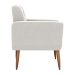 Poltrona Decorativa Juan Boucle Bege