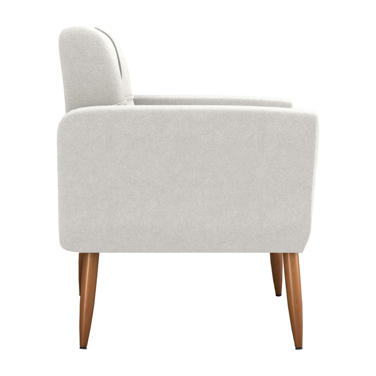 Poltrona Decorativa Juan Boucle Bege