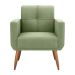 Poltrona Decorativa Juan Boucle Oliva