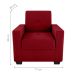 Poltrona Decorativa Múrcia Veludo Maserati Vermelho
