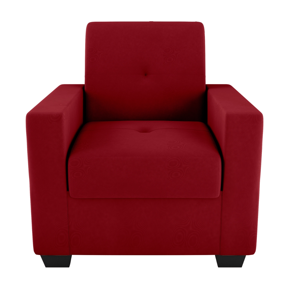 Poltrona Decorativa Múrcia Veludo Maserati Vermelho