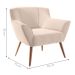Poltrona Decorativa Mendes Linha Bege