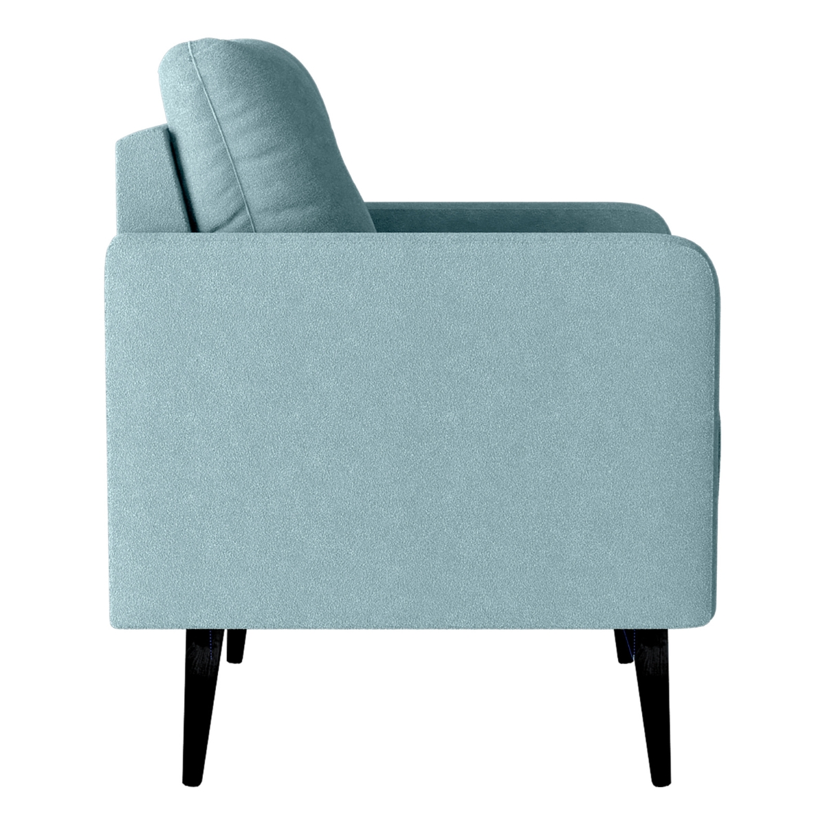 Poltrona Decorativa Miguel Boucle Azul