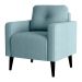 Poltrona Decorativa Miguel Boucle Azul