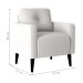 Poltrona Decorativa Miguel Boucle Bege