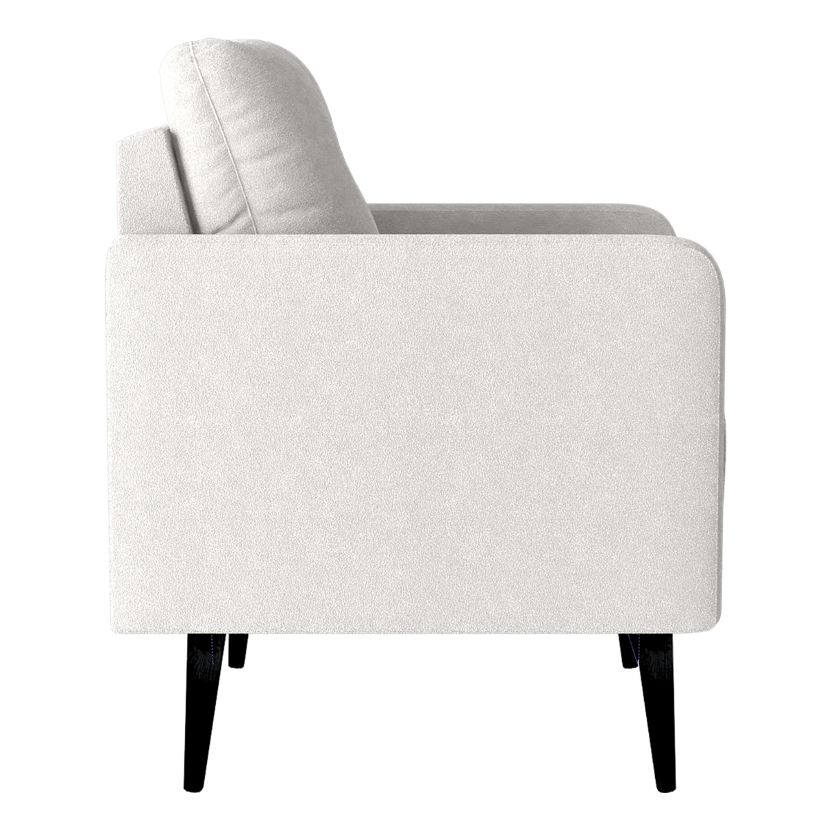 Poltrona Decorativa Miguel Boucle Bege