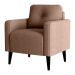 Poltrona Decorativa Miguel Boucle Marrom
